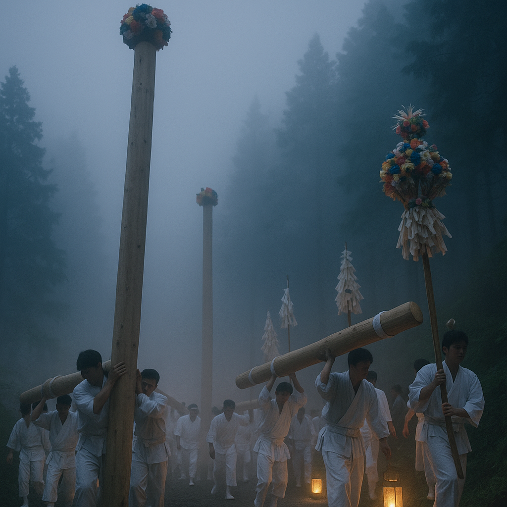 伝統の梵天祭り