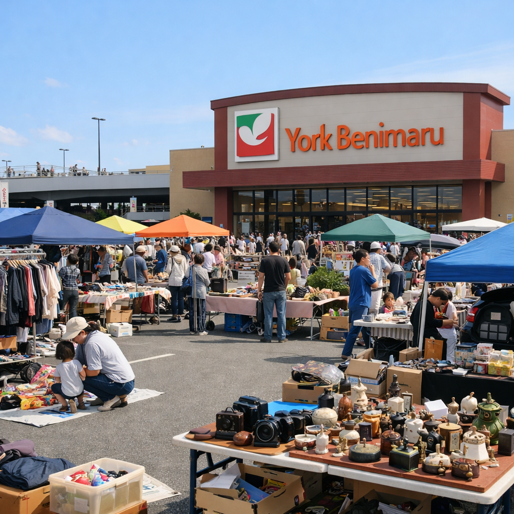 下野市・ヨークベニマル石橋店フリーマーケット