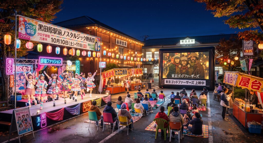 那須町・黒田原駅前ノスタルジック映画祭