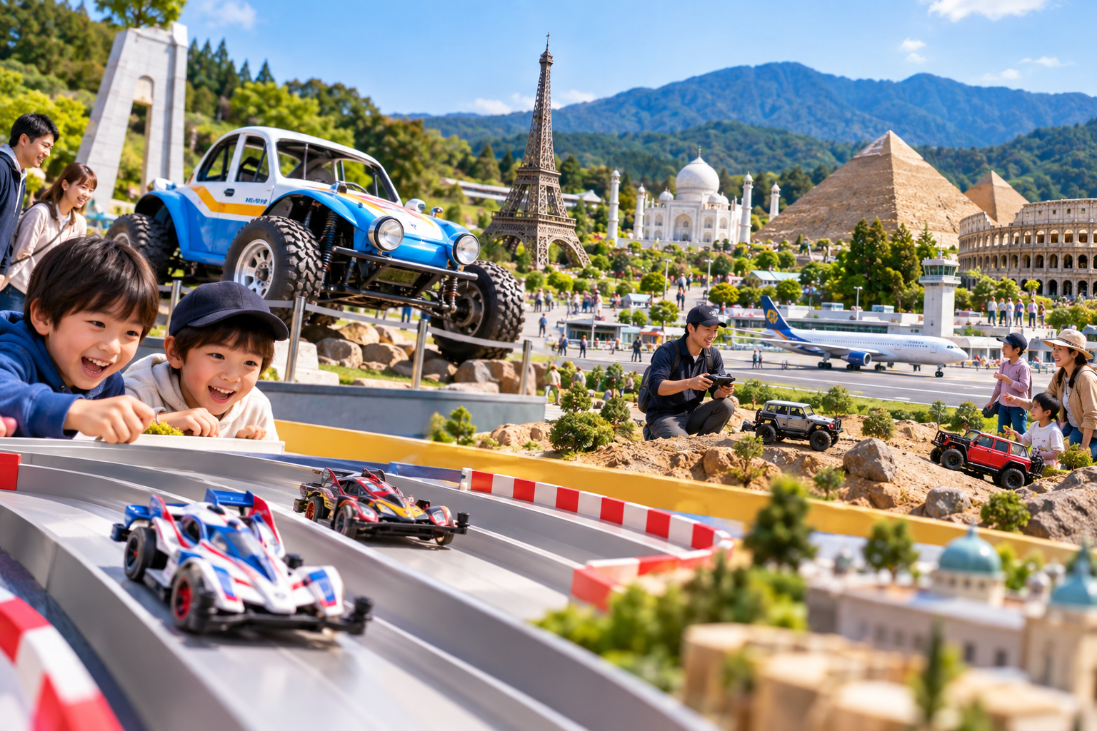 日光市タミヤ×東武ワールド“モデラーズ”スクウェア｜ミニ四駆・RC体験