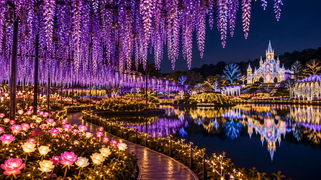 足利市｜あしかがフラワーパーク「光の花の庭」