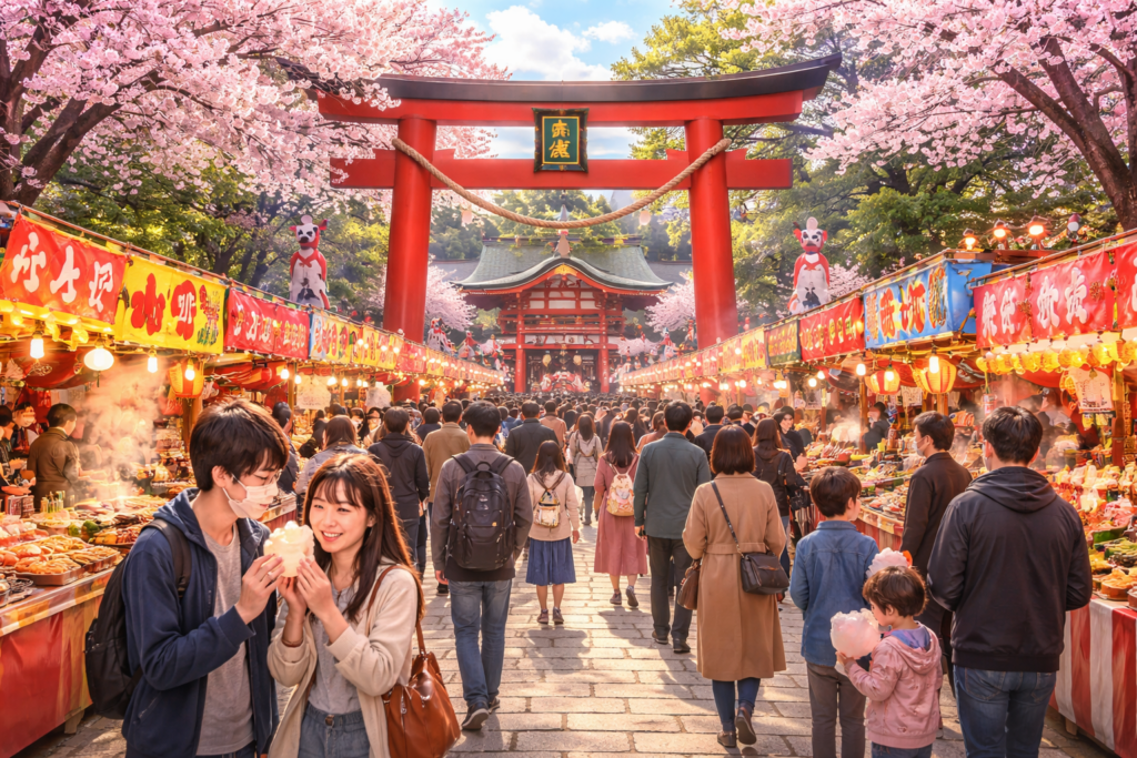 現在の画像: 一瓶塚稲荷神社初午祭