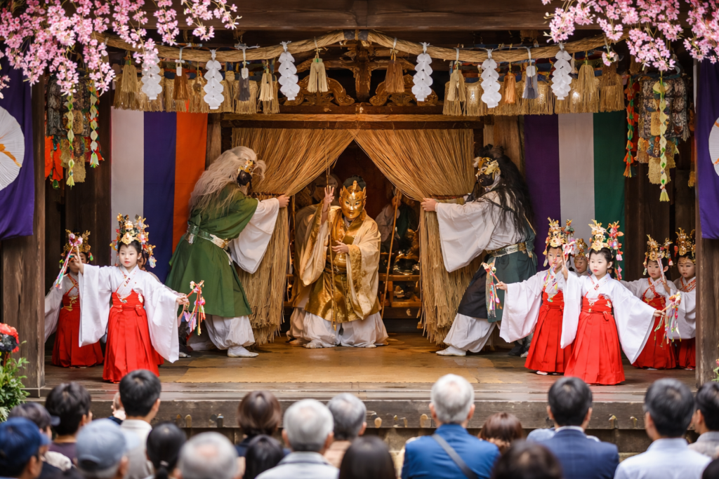 小山市 田間血方神社神楽