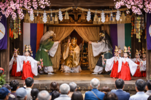 小山市 田間血方神社神楽