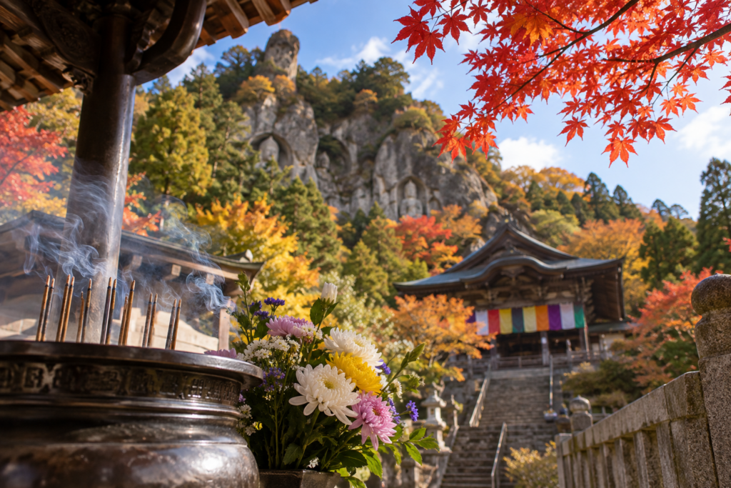栃木市・岩船山高勝寺の秋彼岸