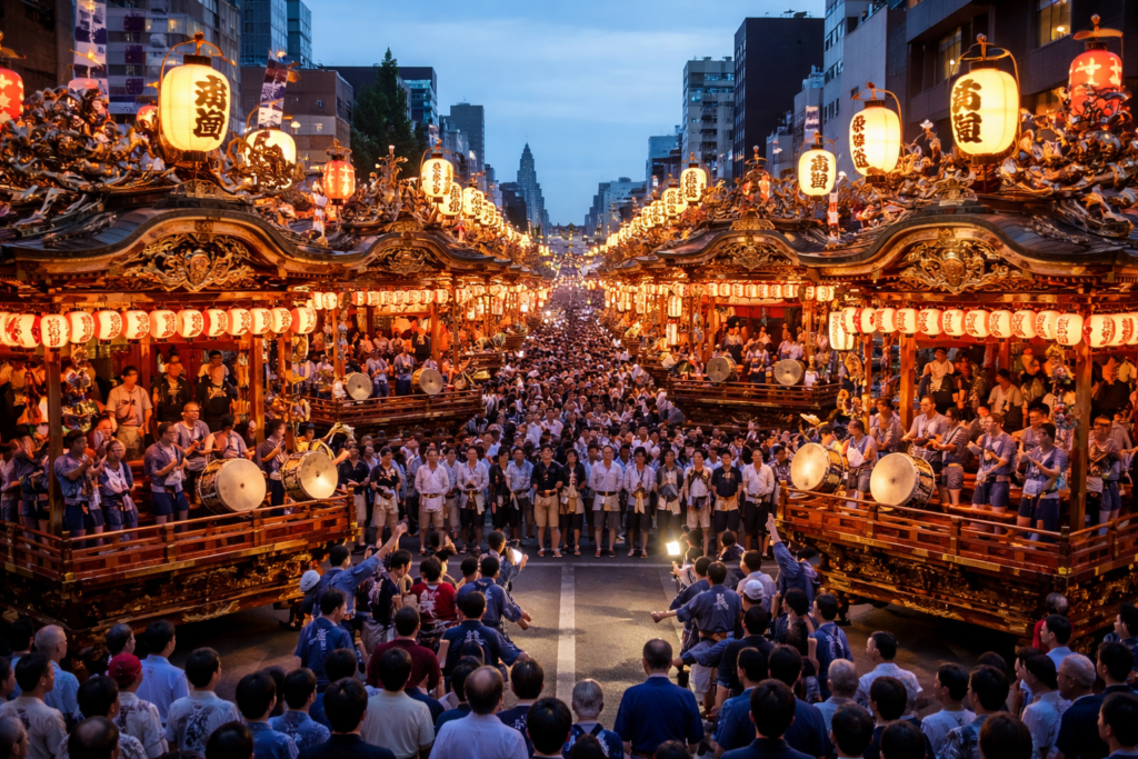 現在の画像: 大田原屋台まつり