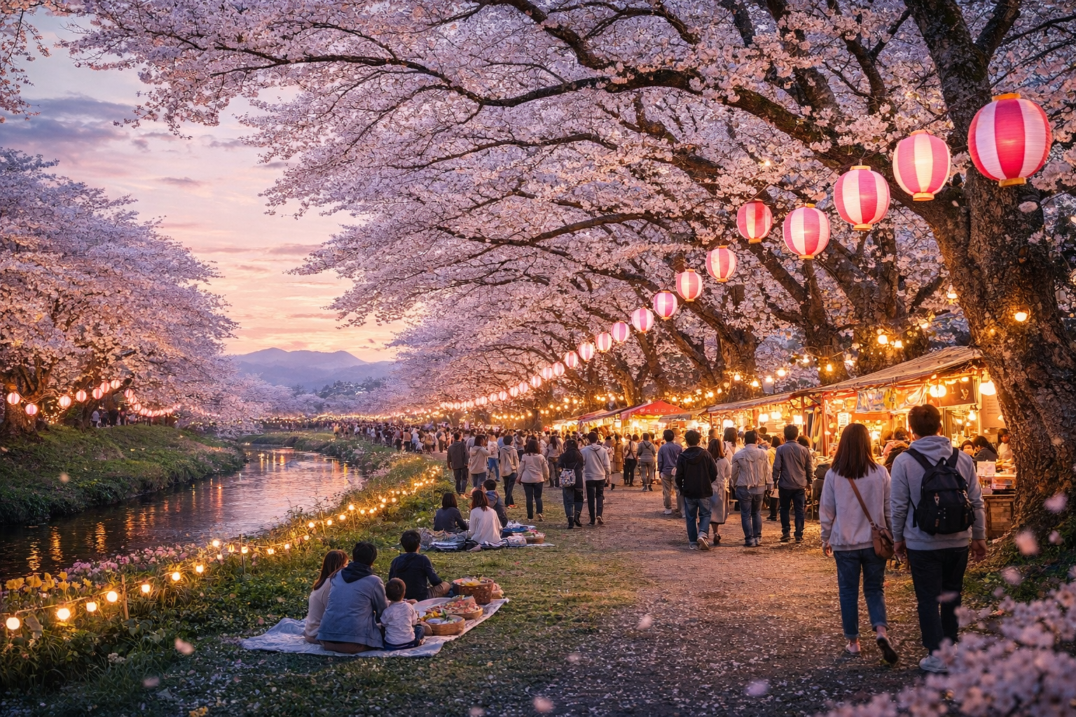 にしかた金崎の桜祭り