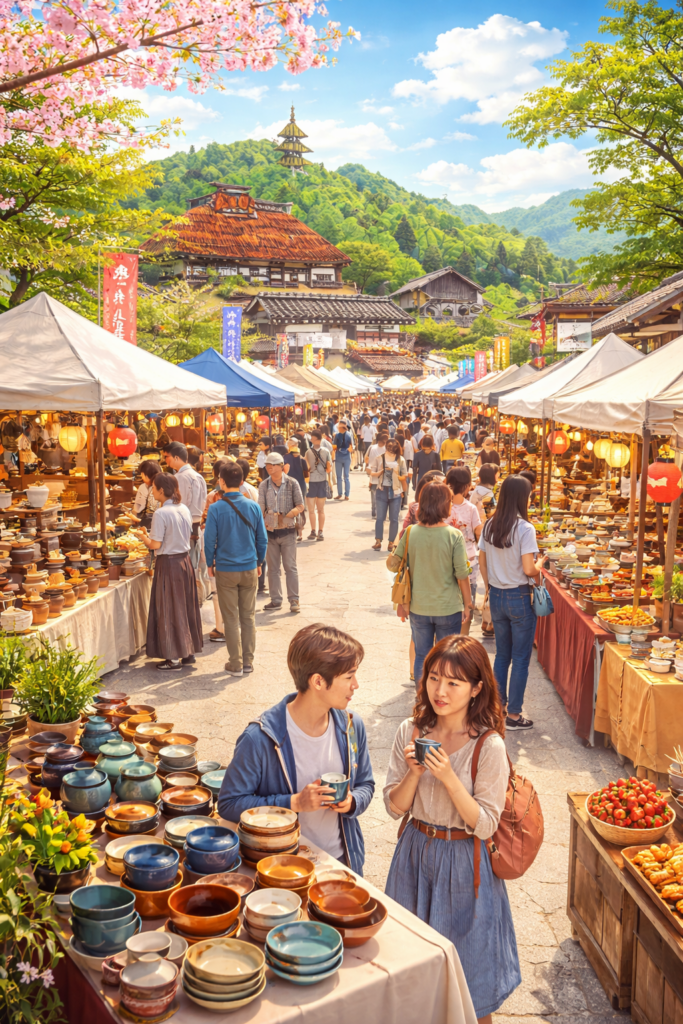 益子春の陶器市