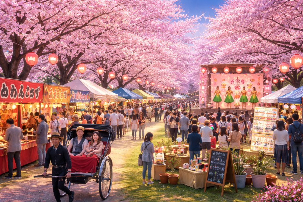 現在の画像: 東部台ふれあいさくらまつり