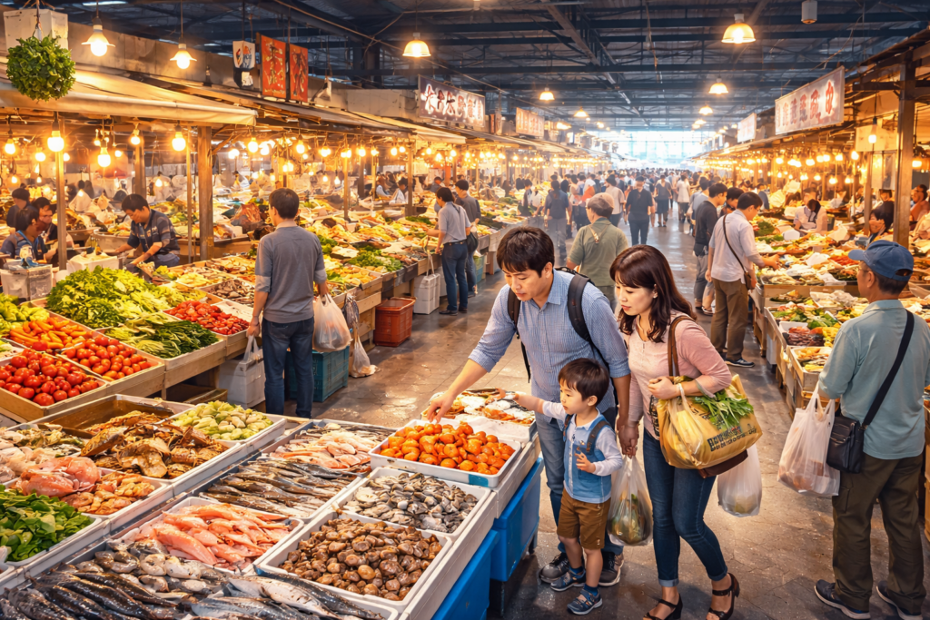 現在の画像: うんめ～べ朝市