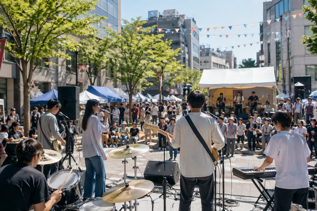 現在の画像: 宇都宮市ミヤ・ストリートギグ
