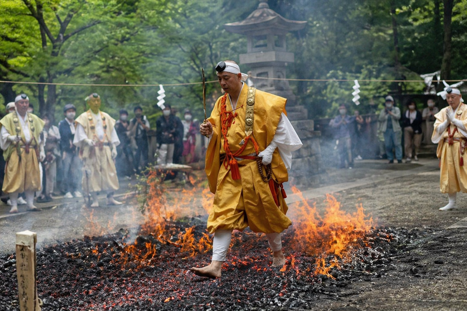 鹿沼市 火渡り修行