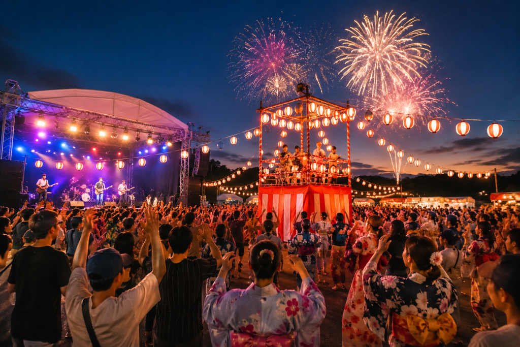 現在の画像: なつこい Sound Stage TOCHIGI with とちぎ盆祭り