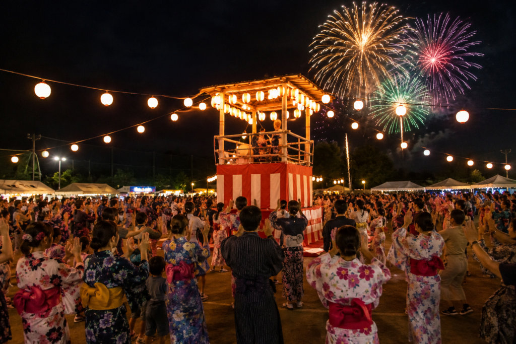 現在の画像: つが市民盆踊り大会&第26回花火大会