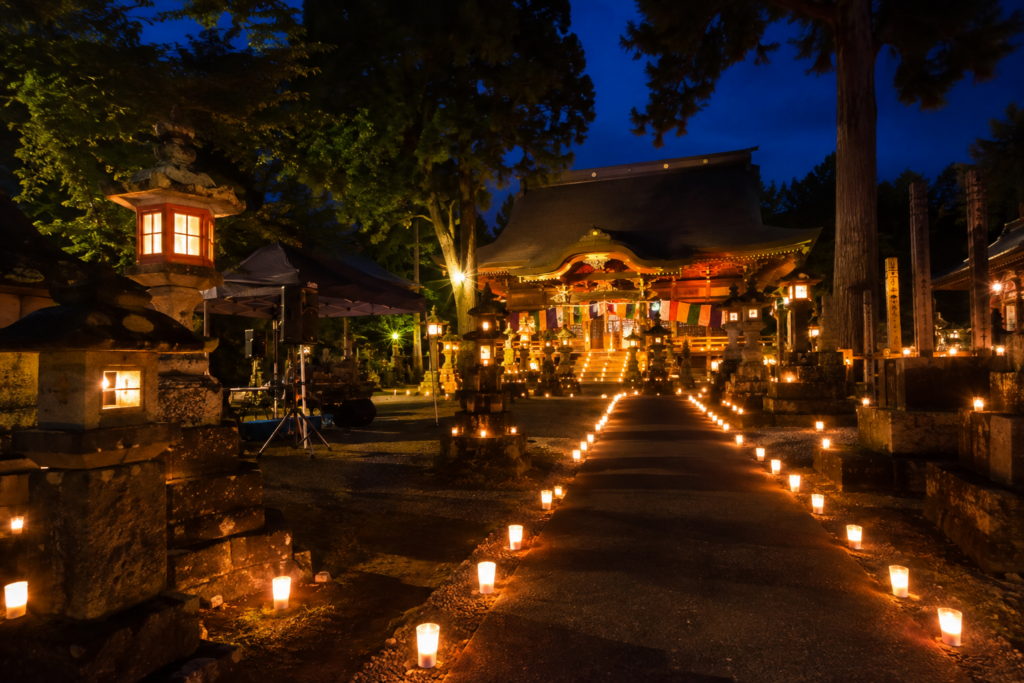宇都宮市「八朔祭・万灯会」