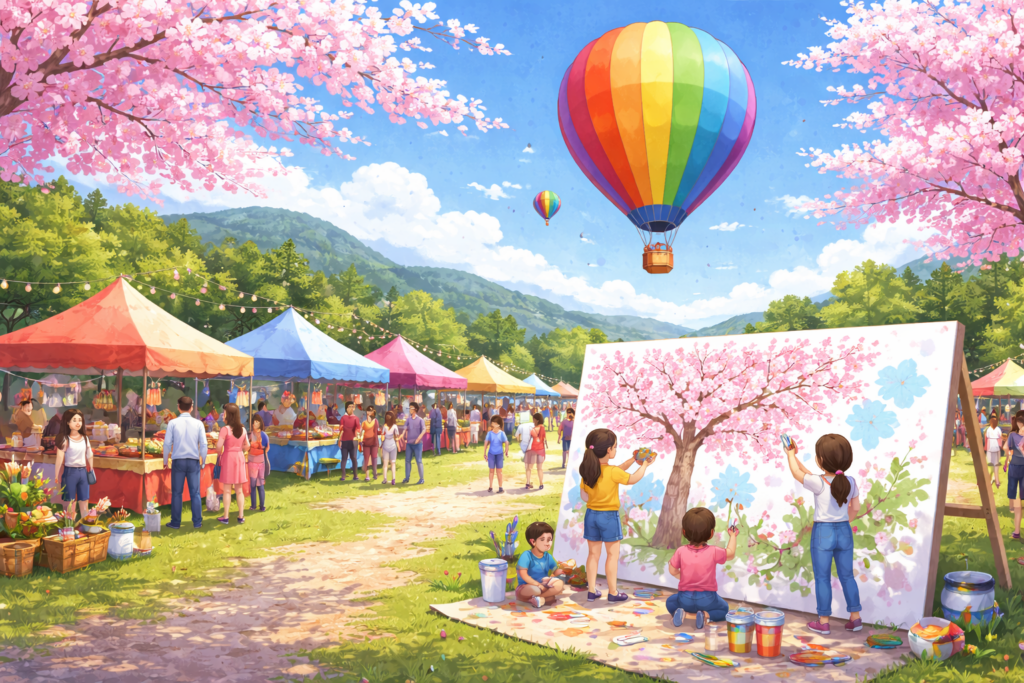 現在の画像: 三王山ふれあい公園で初開催「3フェス」