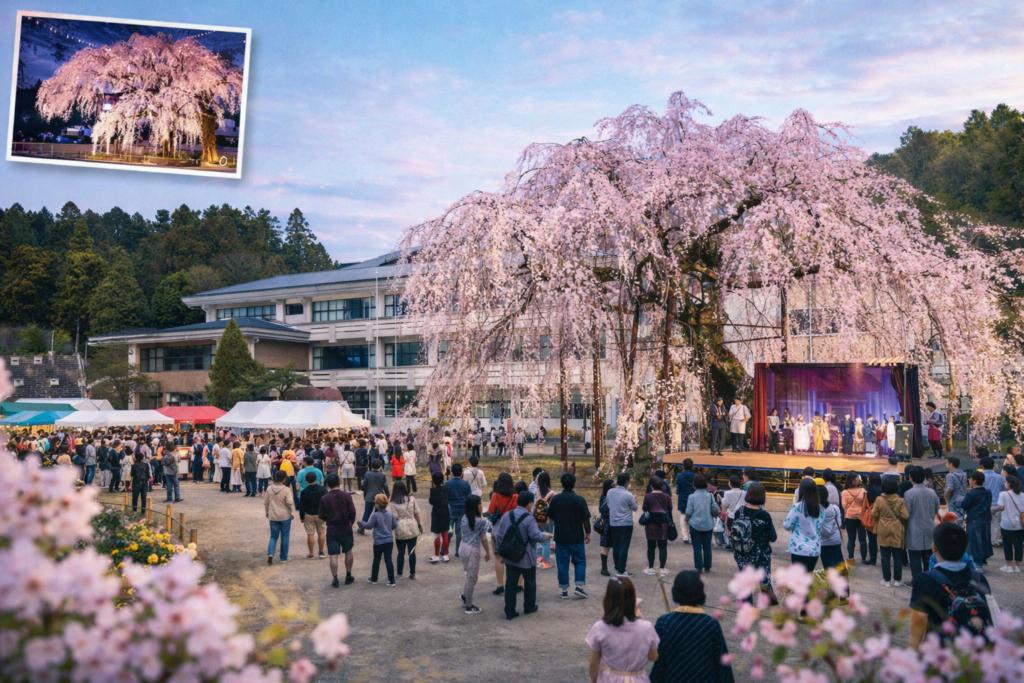 現在の画像: 古賀志の孝子桜まつり