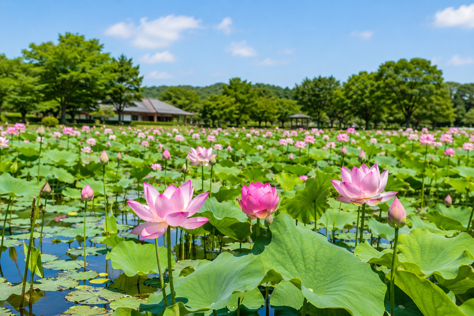 栃木市つがの里ハスまつり