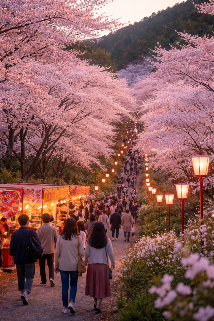 現在の画像: 真岡市・根本山桜まつり