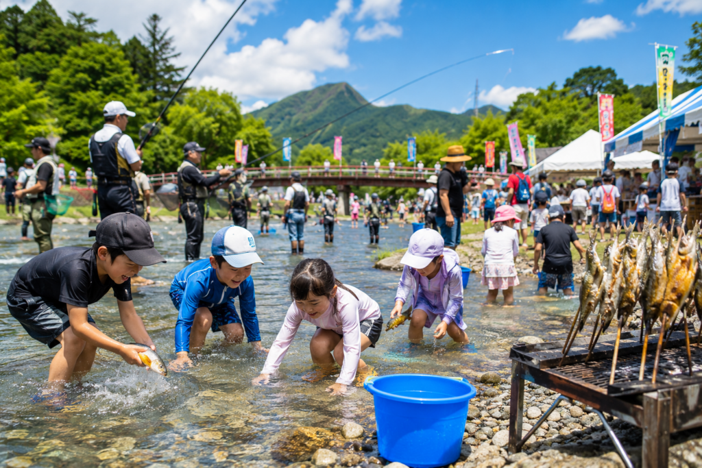 きつれ川の鮎まつり