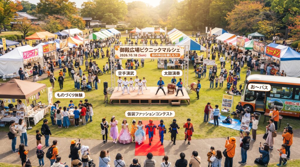 小山市・御殿広場ピクニックマルシェ
