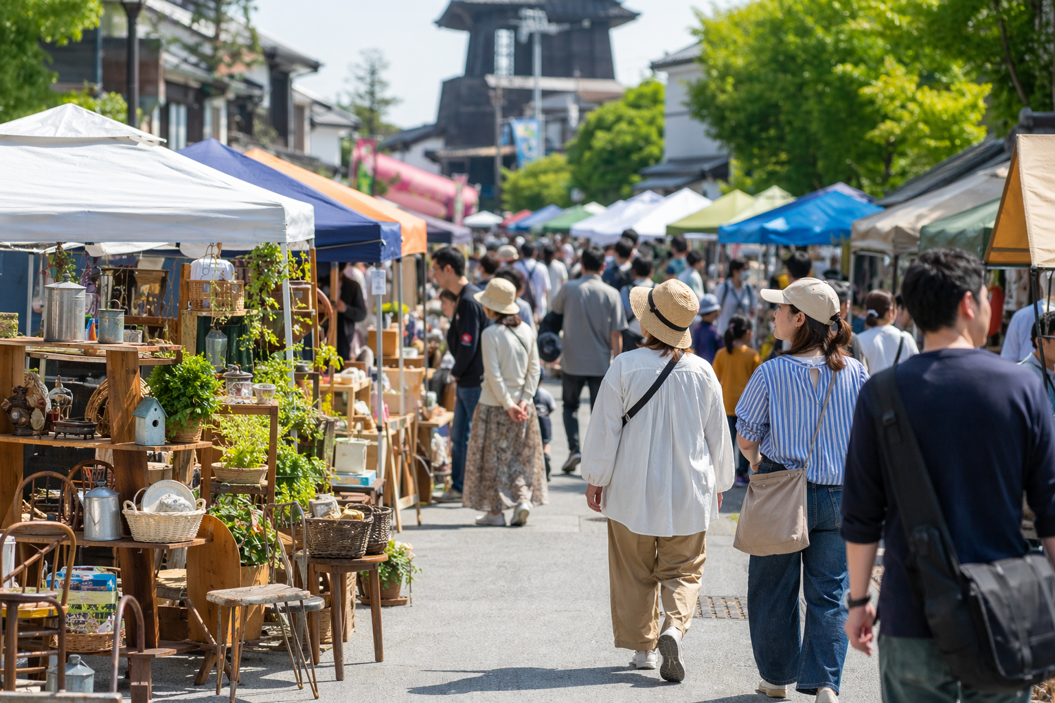 栃木市「とちぎ蚤の市」