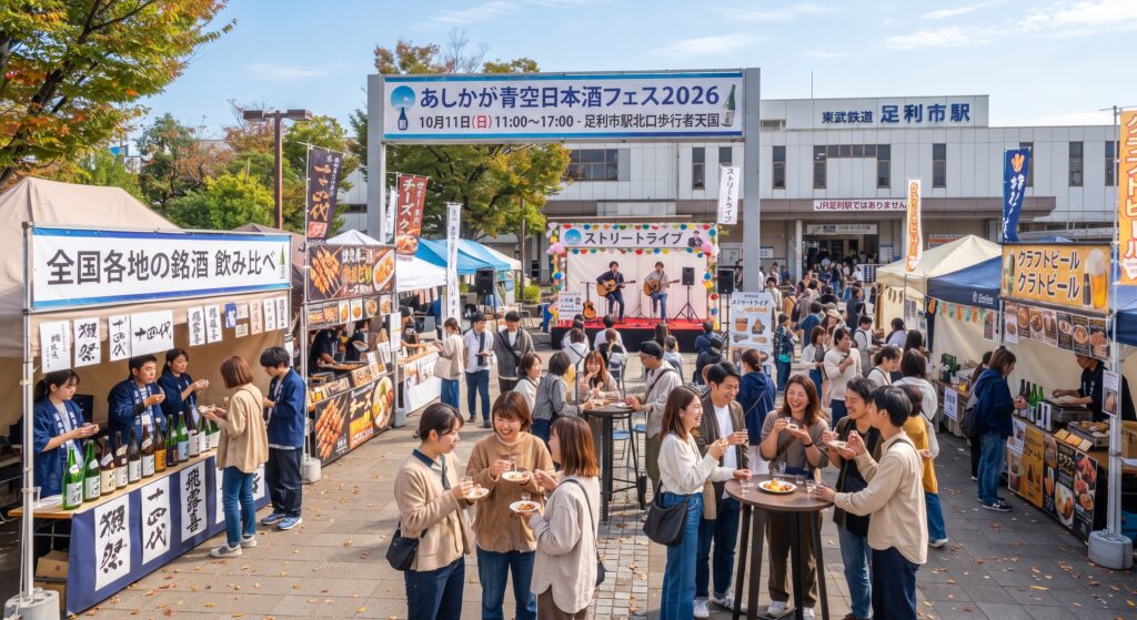足利市「あしかが青空日本酒フェス2026」