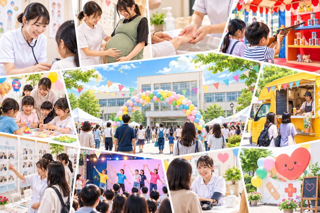 小山市・陽光祭｜看護体験やステージを楽しむ学校祭
