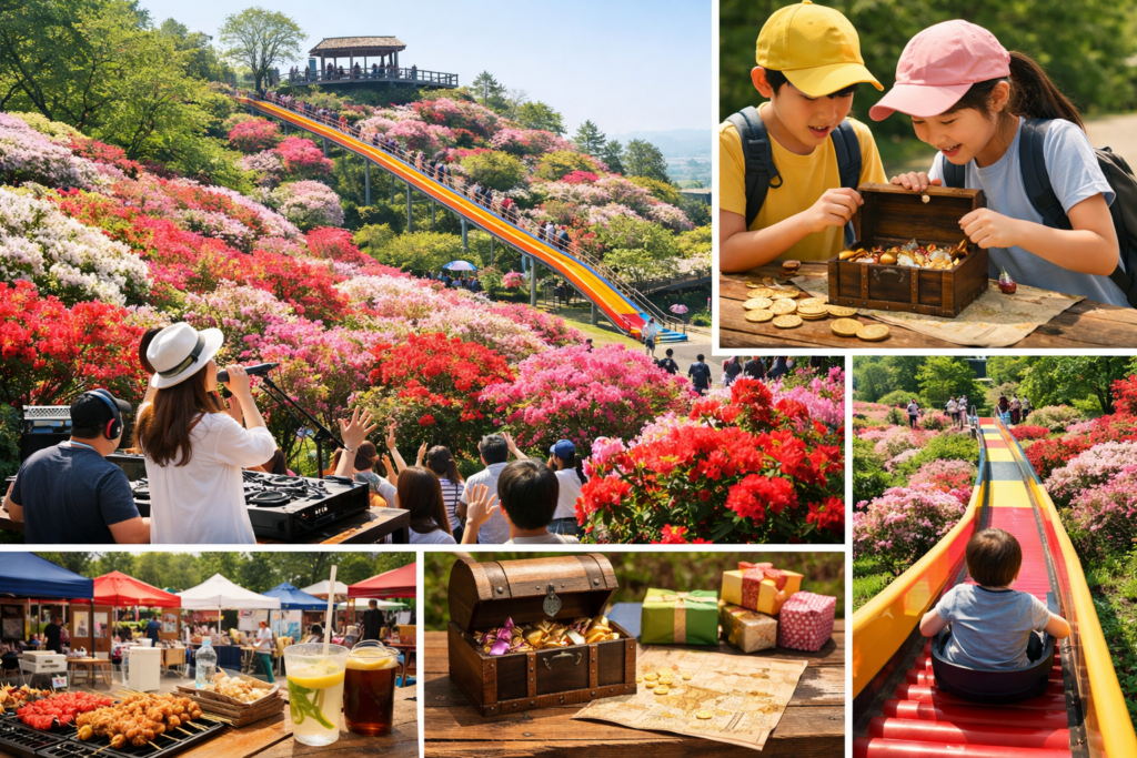 あわの城山つつじまつり