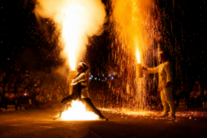 益子町手筒花火