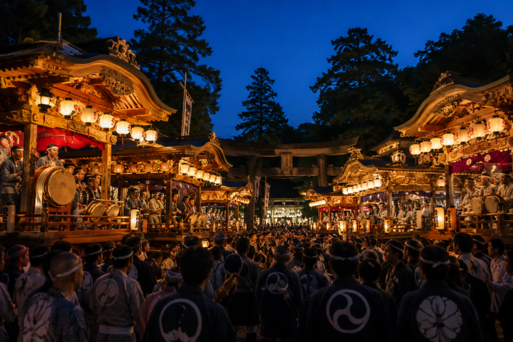 現在の画像: 宇都宮市 智賀都神社の夏祭り