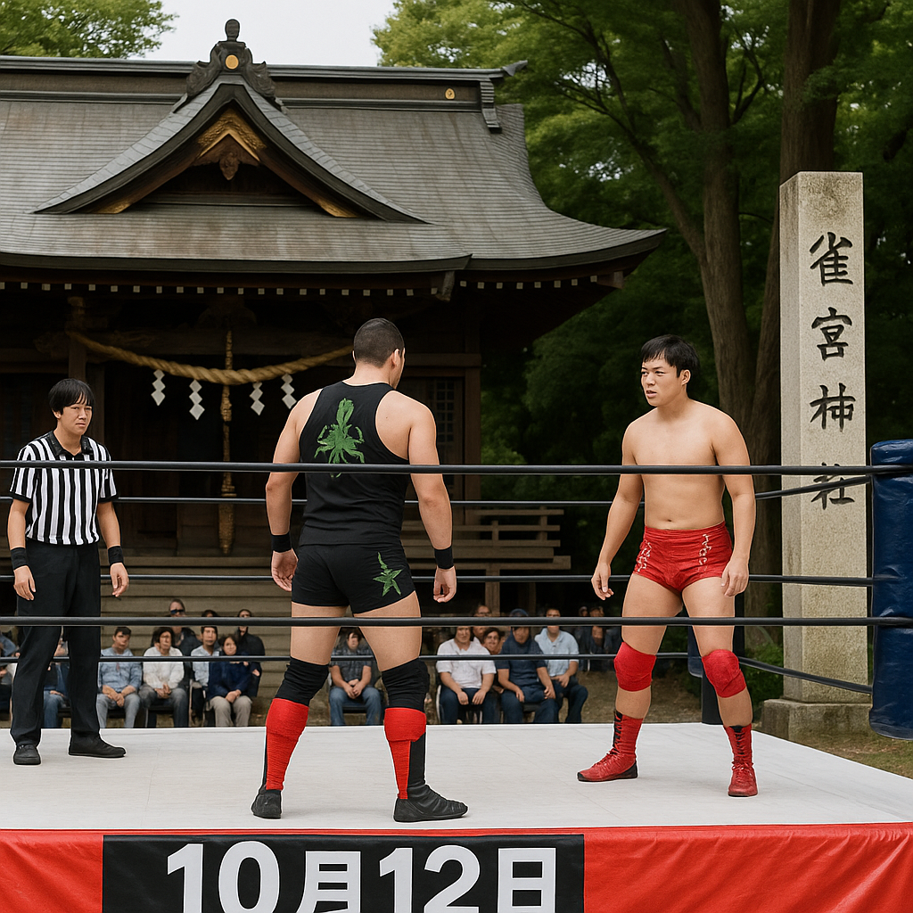 雀宮神社奉納プロレス