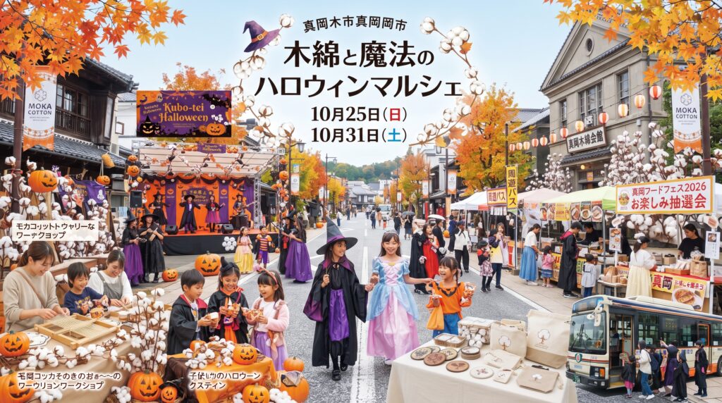 真岡市｜木綿と魔法のハロウィンマルシェ