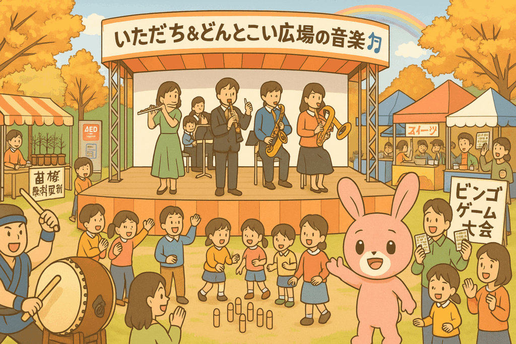 いたどまち＆どんとこい広場の音楽祭